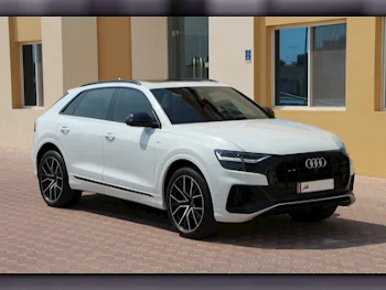 Audi  Q8  S-Line  2019  Automatic  61,000 Km  6 Cylinder  All Wheel Drive (AWD)  SUV  White