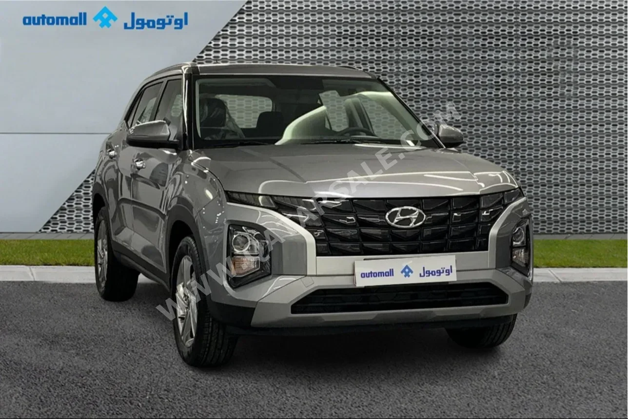 Hyundai  Creta  2025  Automatic  1,280 Km  4 Cylinder  Front Wheel Drive (FWD)  SUV  Silver  With Warranty