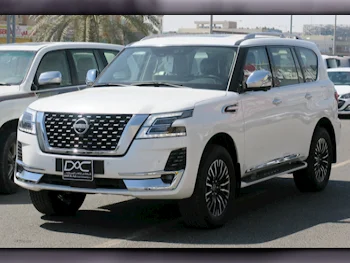 Nissan  Patrol  Platinum  2023  Automatic  0 Km  6 Cylinder  Four Wheel Drive (4WD)  SUV  White  With Warranty