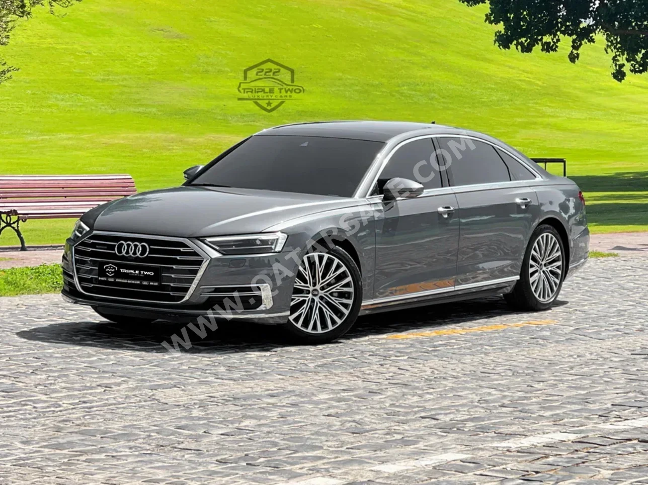 Audi  A8  TFSI Quattro  2021  Automatic  25,800 Km  6 Cylinder  All Wheel Drive (AWD)  Sedan  Gray  With Warranty