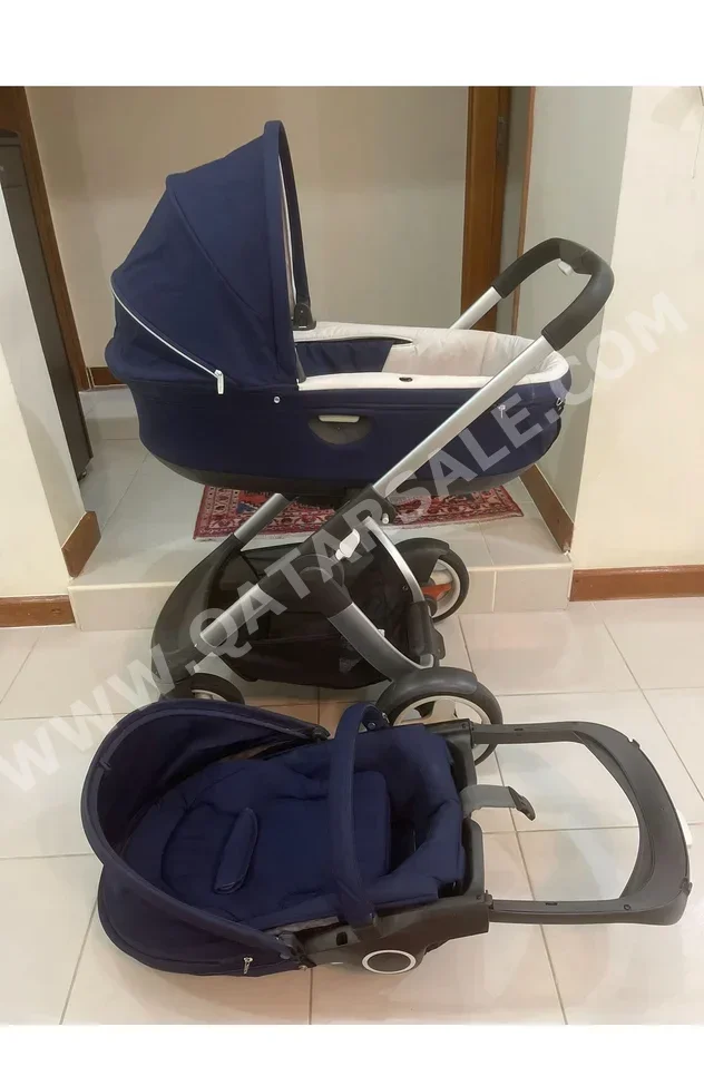 Kids Strollers Stokke  Double Stroller  Blue  0-36 Months