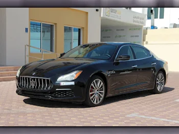 Maserati  Quattroporte  2017  Automatic  43,000 Km  6 Cylinder  Rear Wheel Drive (RWD)  Sedan  Black