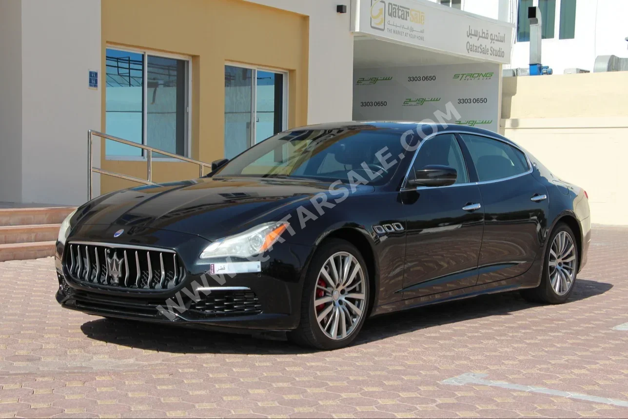 Maserati  Quattroporte  2017  Automatic  43,000 Km  6 Cylinder  Rear Wheel Drive (RWD)  Sedan  Black