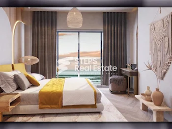 2 Bedrooms  Apartment  in Lusail -  Waterfront Residential  Semi Furnished