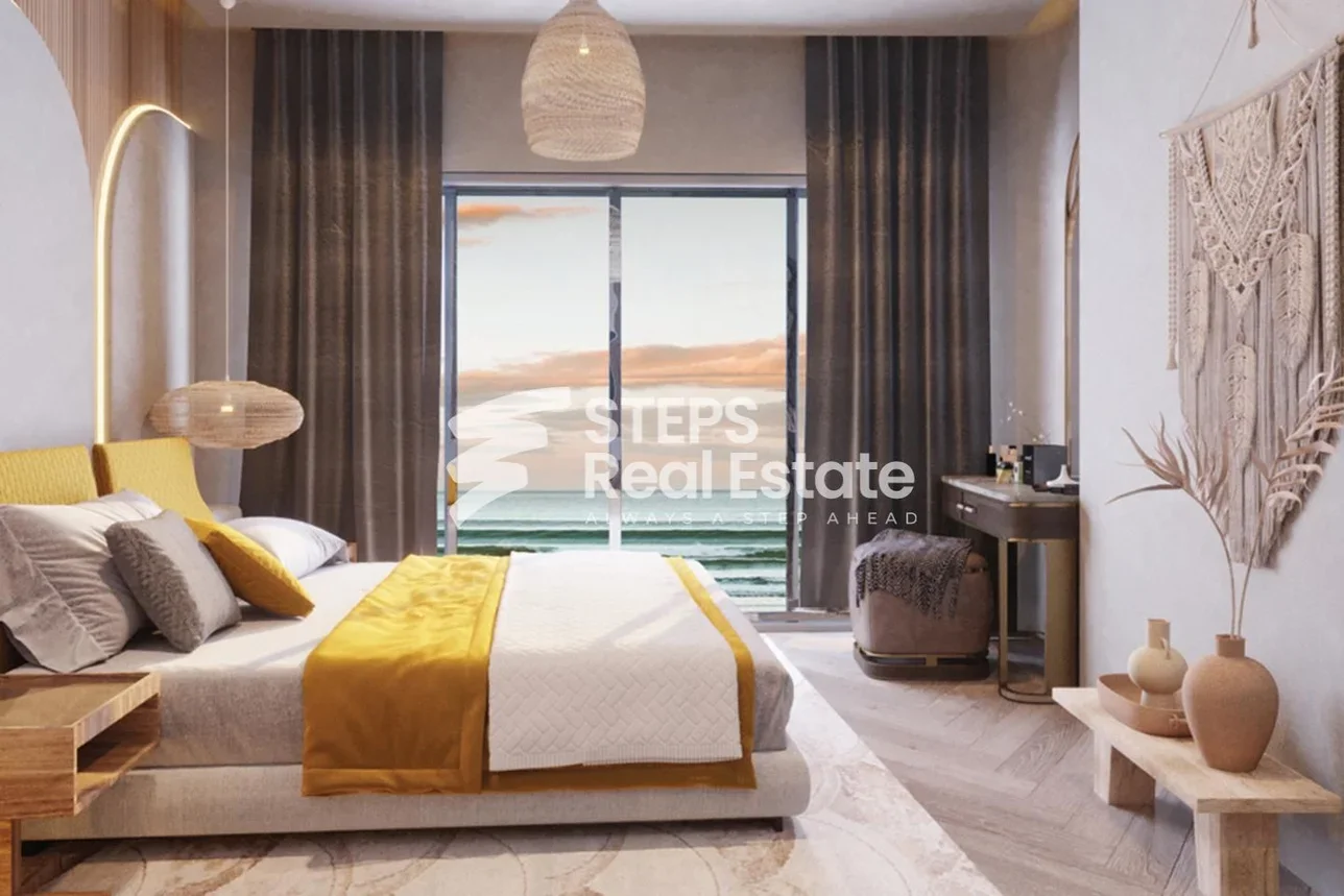 2 Bedrooms  Apartment  in Lusail -  Waterfront Residential  Semi Furnished