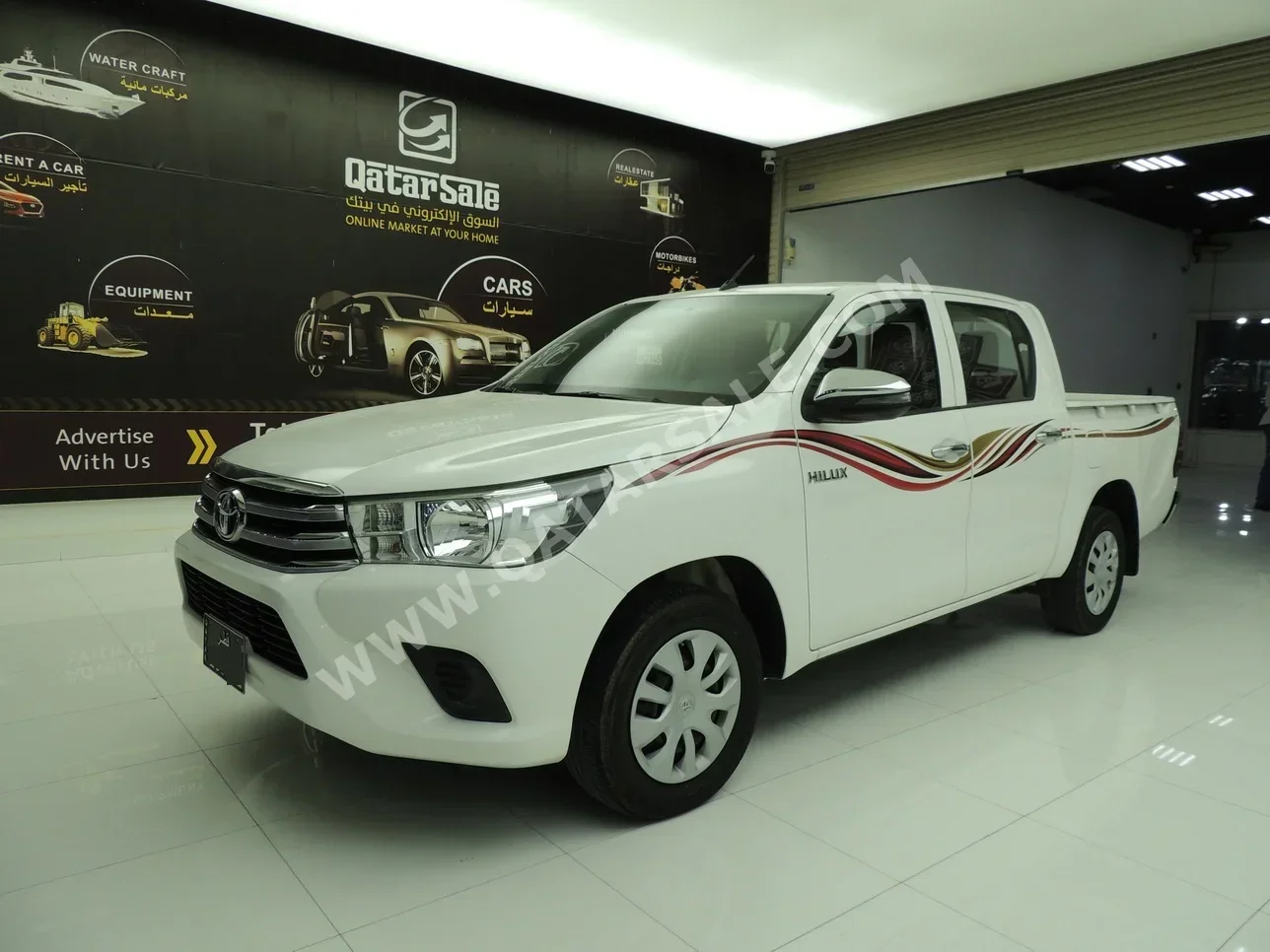 Toyota  Hilux  2021  Manual  78,000 Km  4 Cylinder  Rear Wheel Drive (RWD)  Pick Up  White  With Warranty