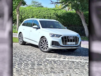 Audi  Q7  55 TFSI  2020  Automatic  28,000 Km  6 Cylinder  All Wheel Drive (AWD)  SUV  White