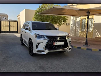 Lexus  LX  570 S Black Edition  2020  Automatic  49,000 Km  8 Cylinder  Four Wheel Drive (4WD)  SUV  White