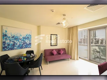 1 Bedrooms  Apartment  in Lusail -  Waterfront Residential  Fully Furnished