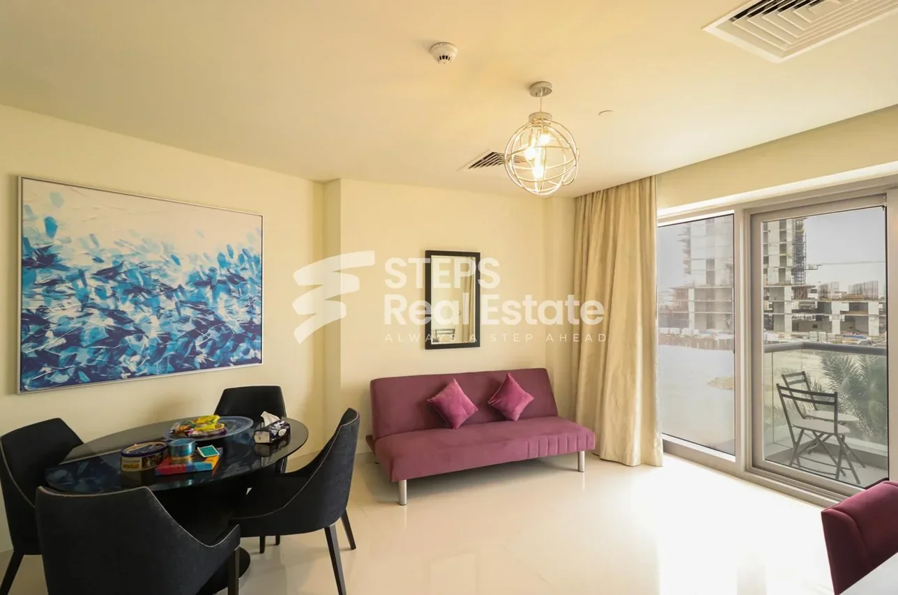 1 Bedrooms  Apartment  in Lusail -  Waterfront Residential  Fully Furnished