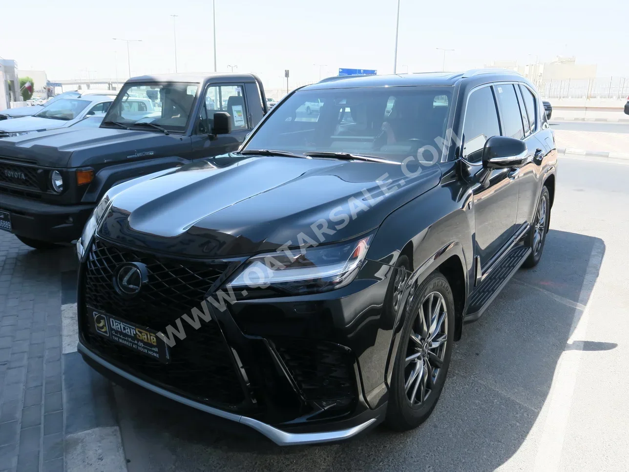 Lexus  LX  600 F Sport  2023  Automatic  36,000 Km  6 Cylinder  Four Wheel Drive (4WD)  SUV  Black  With Warranty