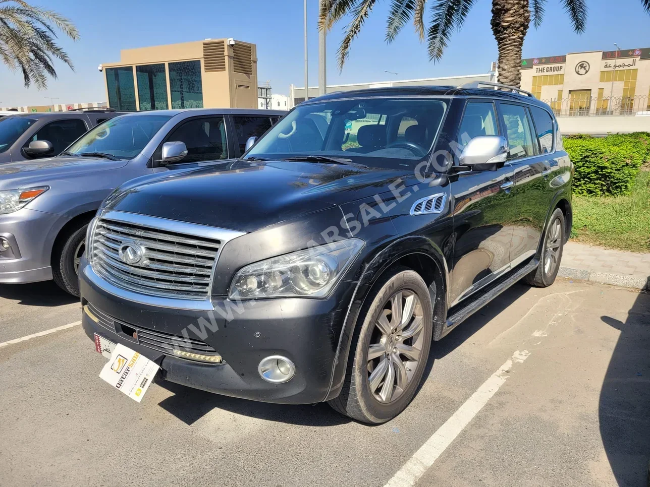 Infiniti  QX  56  2012  Automatic  143,000 Km  8 Cylinder  Four Wheel Drive (4WD)  SUV  Black