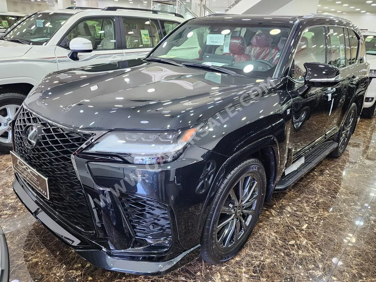 Lexus  LX  600 F Sport  2024  Automatic  0 Km  6 Cylinder  Four Wheel Drive (4WD)  SUV  Black  With Warranty