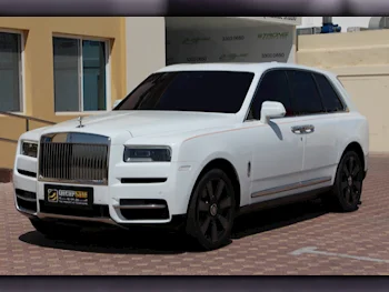 Rolls-Royce  Cullinan  2020  Automatic  33,200 Km  12 Cylinder  Four Wheel Drive (4WD)  SUV  White  With Warranty