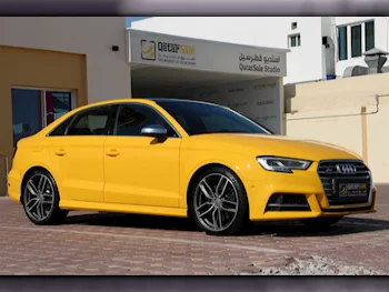 Audi  S  3  2017  Automatic  71,000 Km  4 Cylinder  All Wheel Drive (AWD)  Sedan  Yellow  With Warranty