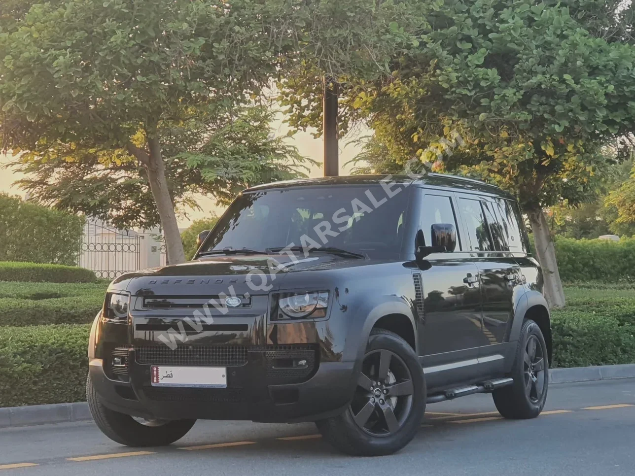 Land Rover  Defender  110 HSE  2023  Automatic  9,700 Km  6 Cylinder  Four Wheel Drive (4WD)  SUV  Black  With Warranty