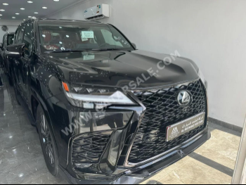 Lexus  LX  600 F Sport  2024  Automatic  49,000 Km  6 Cylinder  Four Wheel Drive (4WD)  SUV  Black  With Warranty