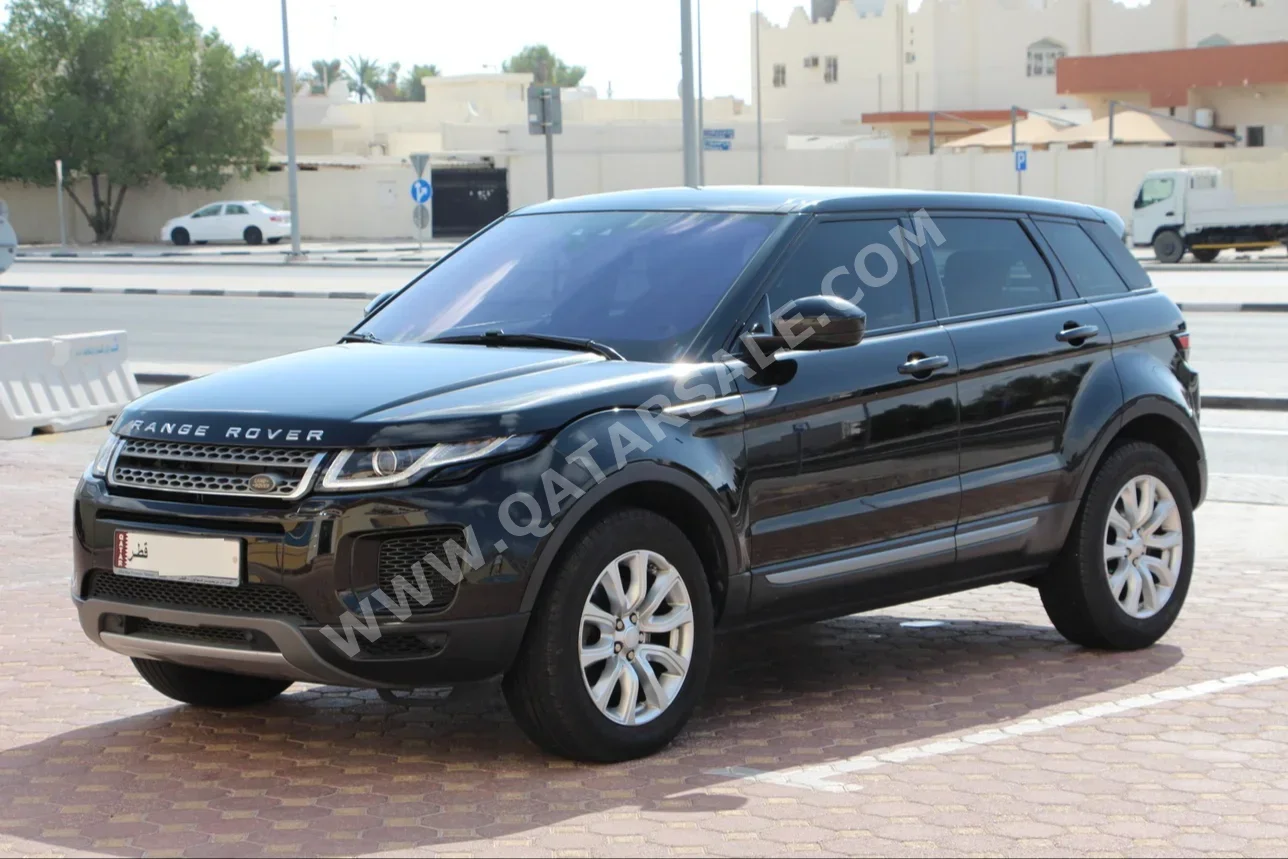 Land Rover  Evoque  2018  Automatic  57,000 Km  4 Cylinder  Four Wheel Drive (4WD)  SUV  Black