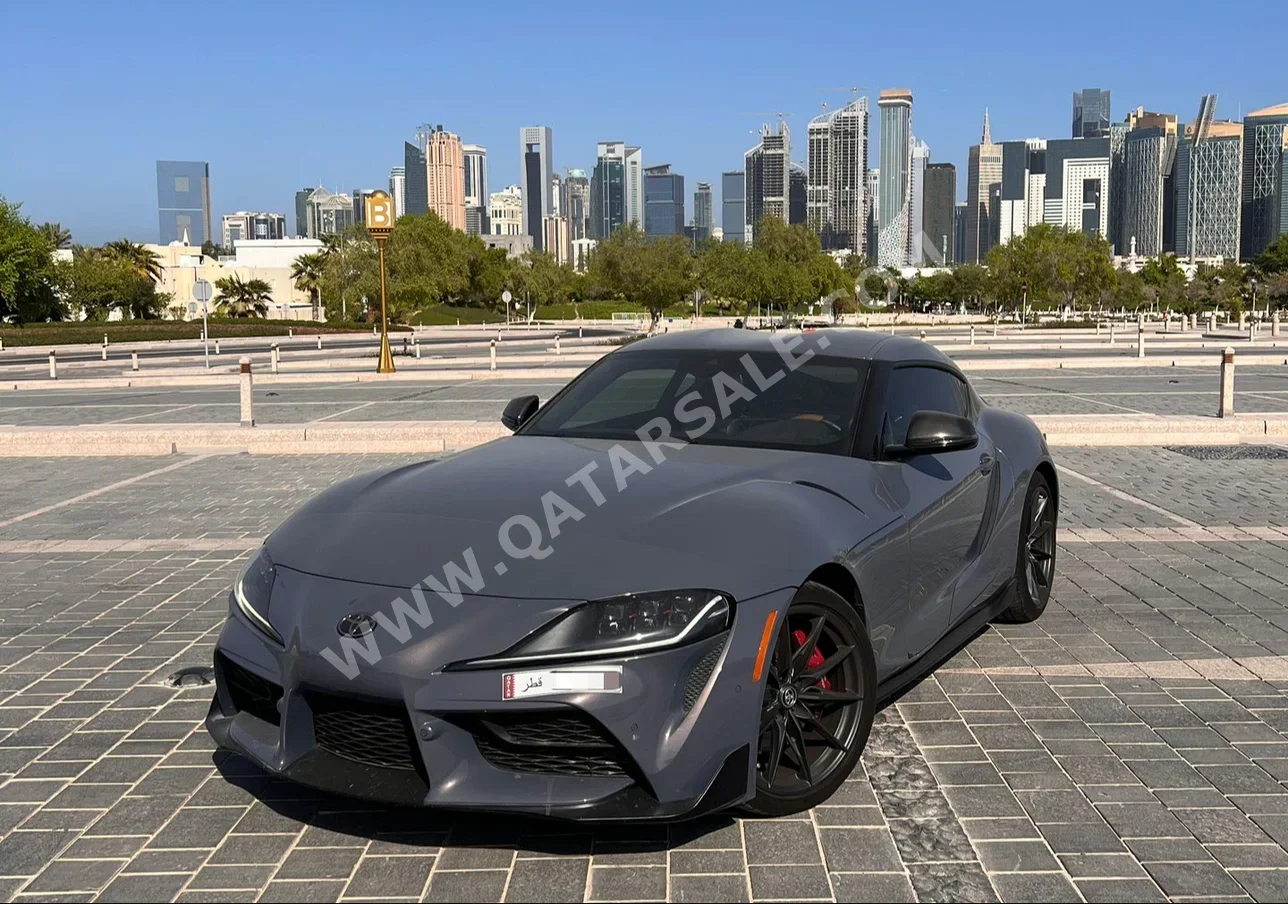 Toyota  Supra  2023  Manual  0 Km  6 Cylinder  Rear Wheel Drive (RWD)  Coupe / Sport  Gray Nardo  With Warranty