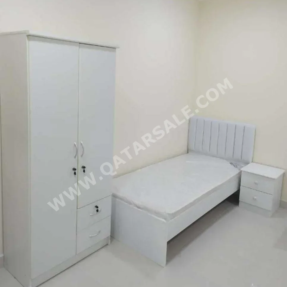 Bedroom Sets Single White Wood Traditional 2022 3 Pieces Set Qatar Design Qatar With