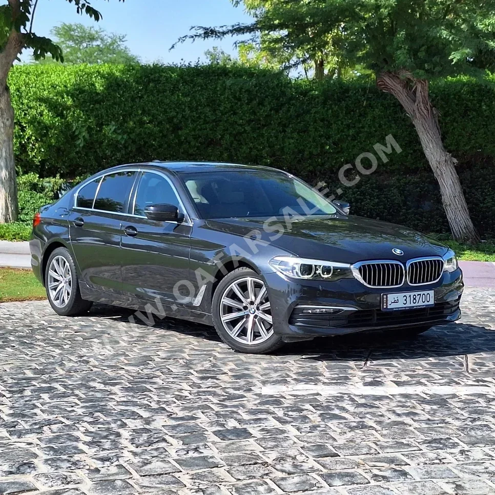 BMW  5-Series  520i  2019  Automatic  89,000 Km  4 Cylinder  Rear Wheel Drive (RWD)  Sedan  Gray