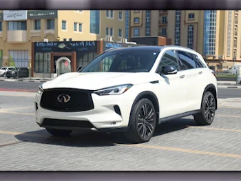 Infiniti  QX  50  2022  Automatic  23,000 Km  4 Cylinder  All Wheel Drive (AWD)  SUV  White