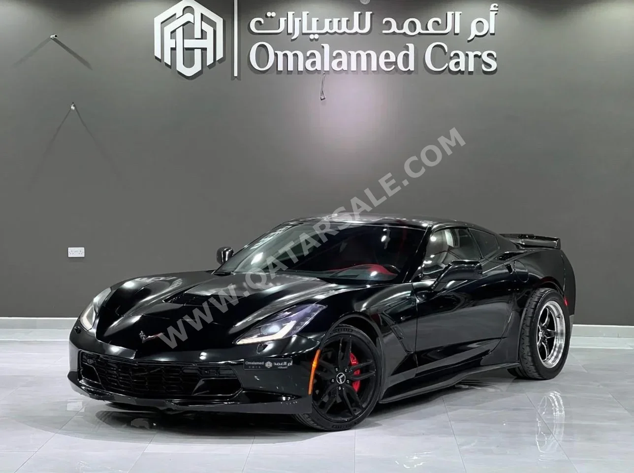 Chevrolet  Corvette  2015  Automatic  184٬000 Km  8 Cylinder  Rear Wheel Drive (RWD)  Coupe / Sport  Black