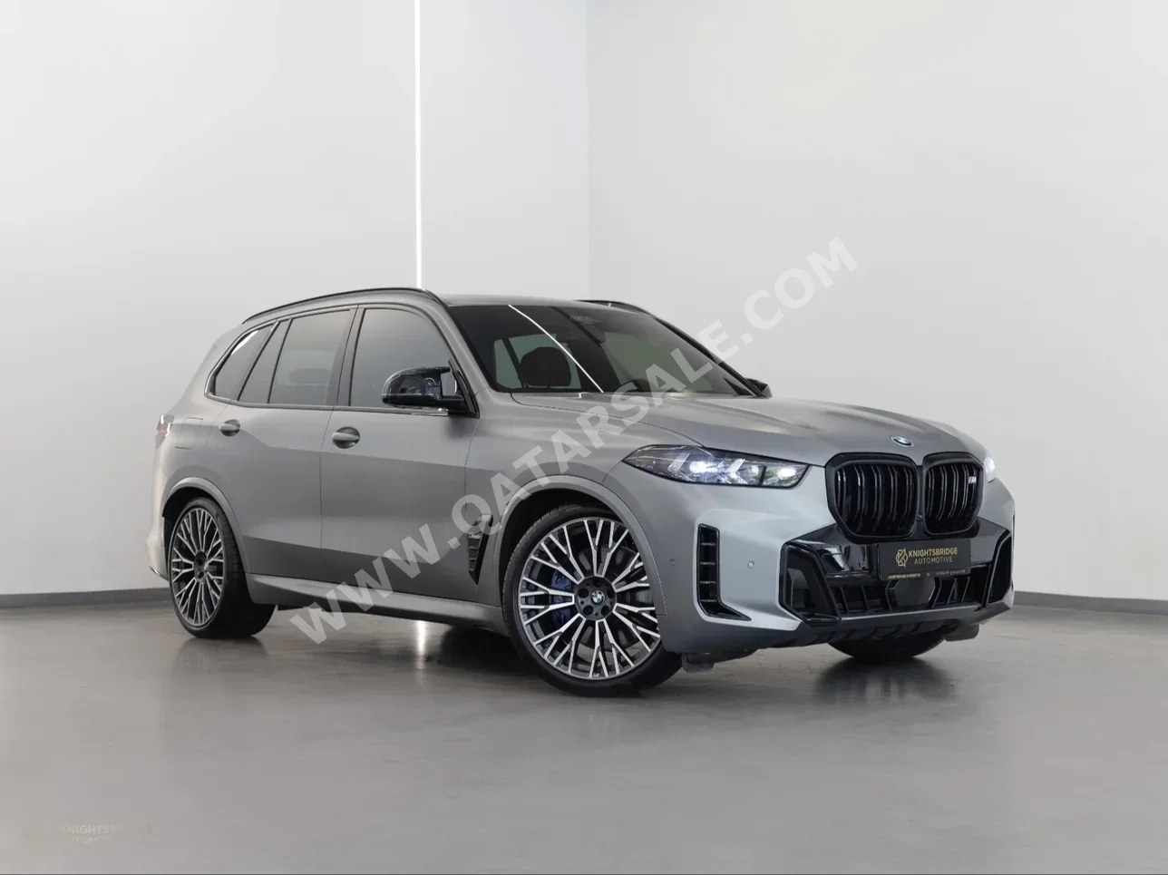 BMW  X-Series  X5 M60i  2024  Automatic  900 Km  8 Cylinder  All Wheel Drive (AWD)  SUV  Gray Matte  With Warranty