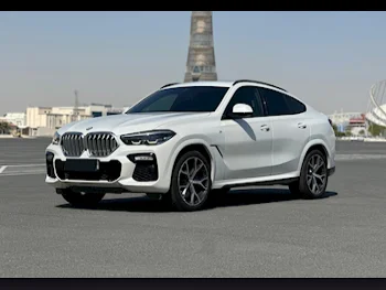 BMW  X-Series  X6  2020  Automatic  76,000 Km  6 Cylinder  Four Wheel Drive (4WD)  SUV  White  With Warranty