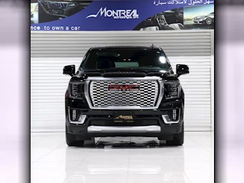 GMC  Yukon  XL  2022  Automatic  34٬000 Km  8 Cylinder  Four Wheel Drive (4WD)  SUV  Black  With Warranty