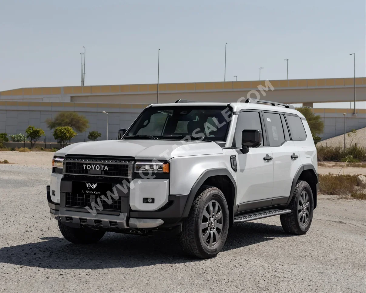 Toyota  Prado  TX Turbo  2024  Automatic  6,000 Km  4 Cylinder  Four Wheel Drive (4WD)  SUV  White  With Warranty