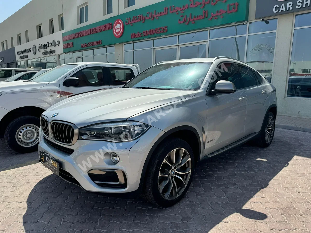 BMW  X-Series  X6  2015  Automatic  122,000 Km  6 Cylinder  Four Wheel Drive (4WD)  SUV  Silver