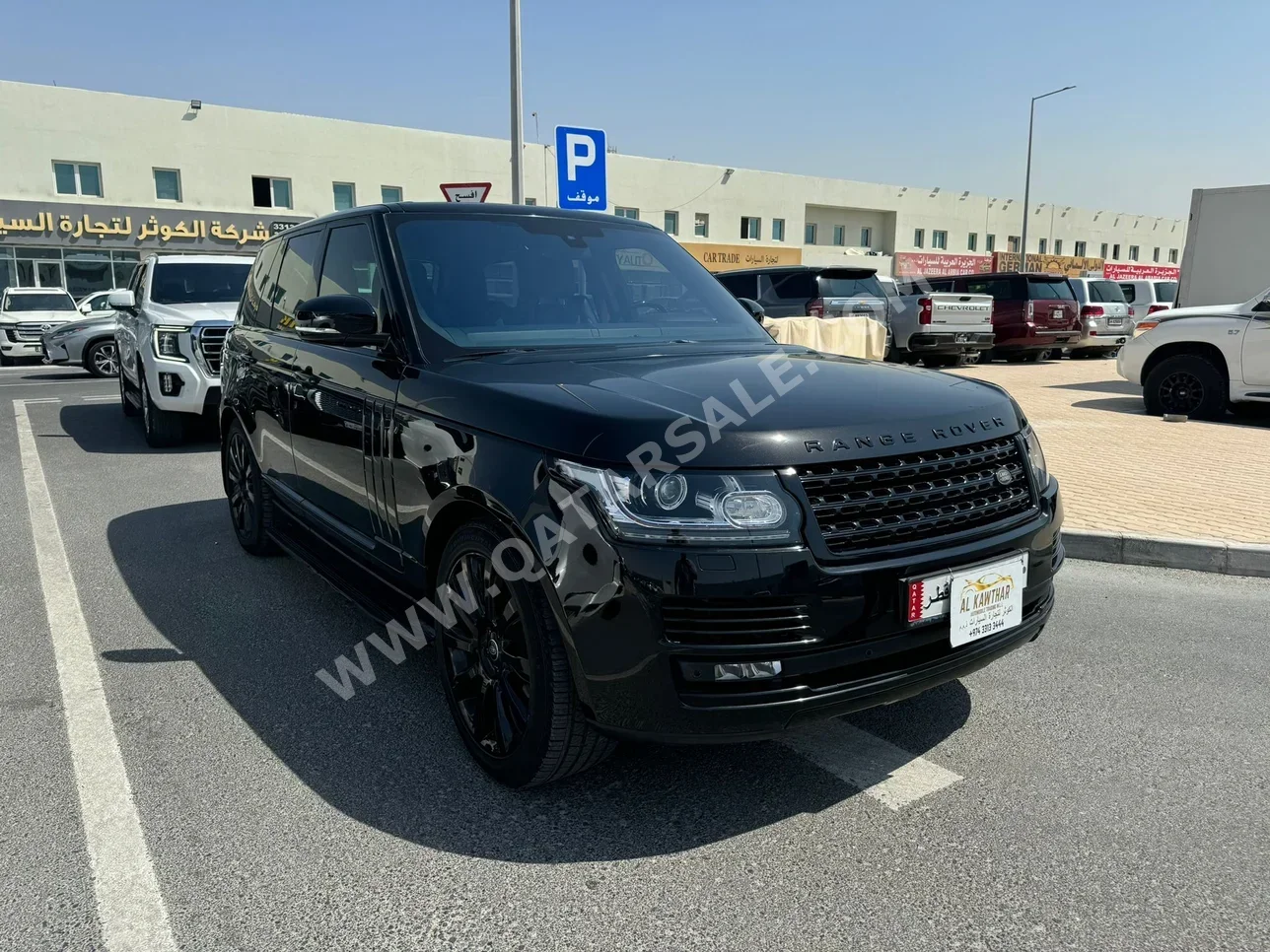  Land Rover  Range Rover  HSE  2016  Automatic  68,000 Km  6 Cylinder  Four Wheel Drive (4WD)  SUV  Black  With Warranty