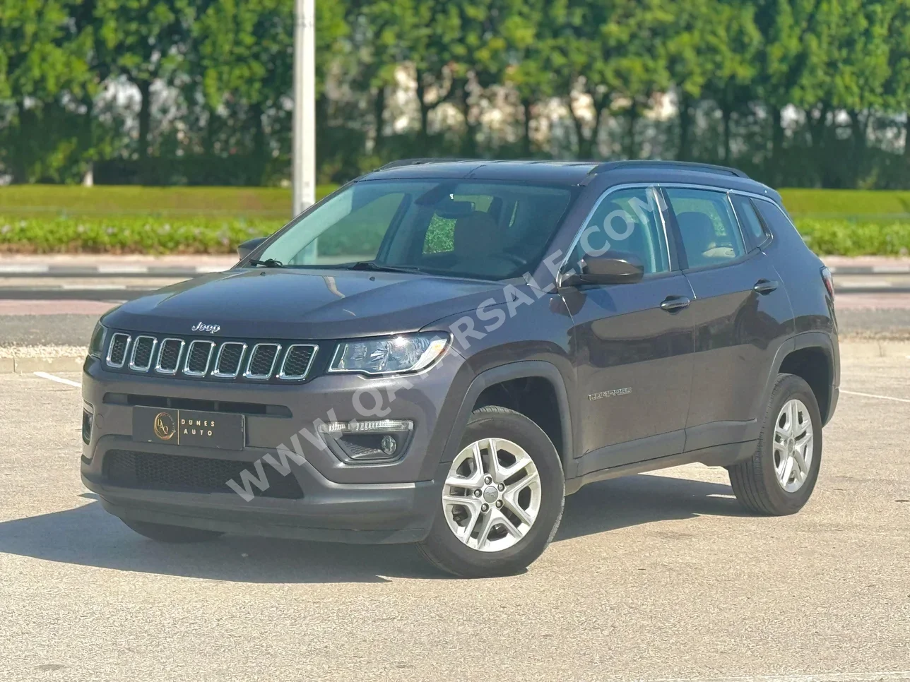 Jeep  Compass  longitude  2021  Automatic  55,000 Km  4 Cylinder  Four Wheel Drive (4WD)  SUV  Gray  With Warranty