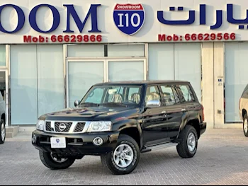 Nissan  Patrol  Safari  2024  Manual  0 Km  6 Cylinder  Four Wheel Drive (4WD)  SUV  Black  With Warranty