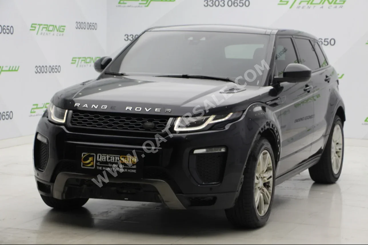 Land Rover  Evoque  2017  Automatic  183,000 Km  4 Cylinder  Four Wheel Drive (4WD)  SUV  Black