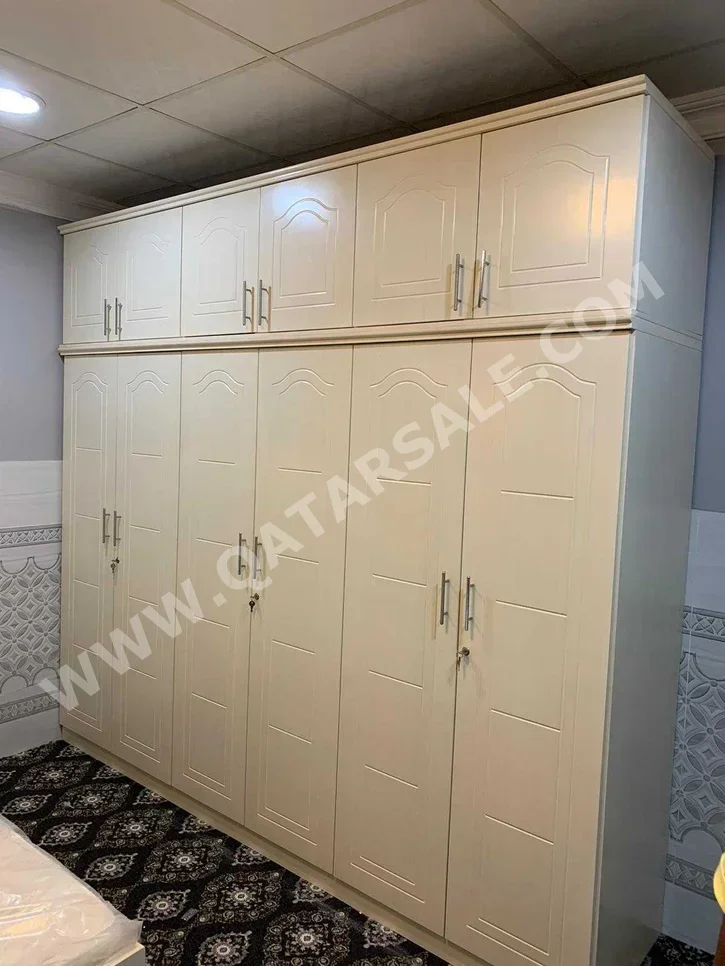 Wardrobes & Dressers Doha Furniture White Qatar 2022 Normal Door 3