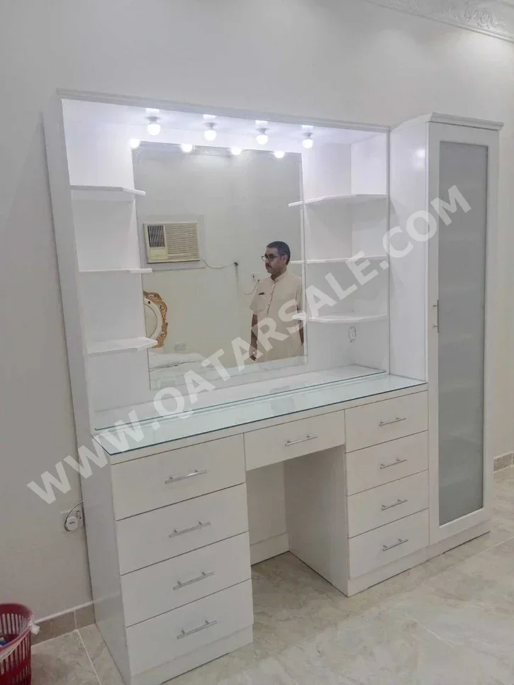 Wardrobes & Dressers Doha Furniture White Qatar 2022 Normal Door 3