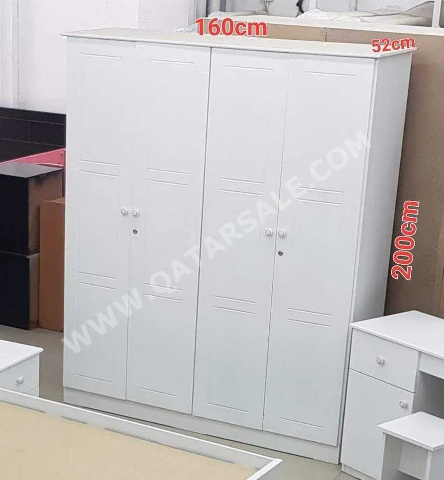 Wardrobes & Dressers Doha Furniture White Qatar 2022 Sliding Door 3