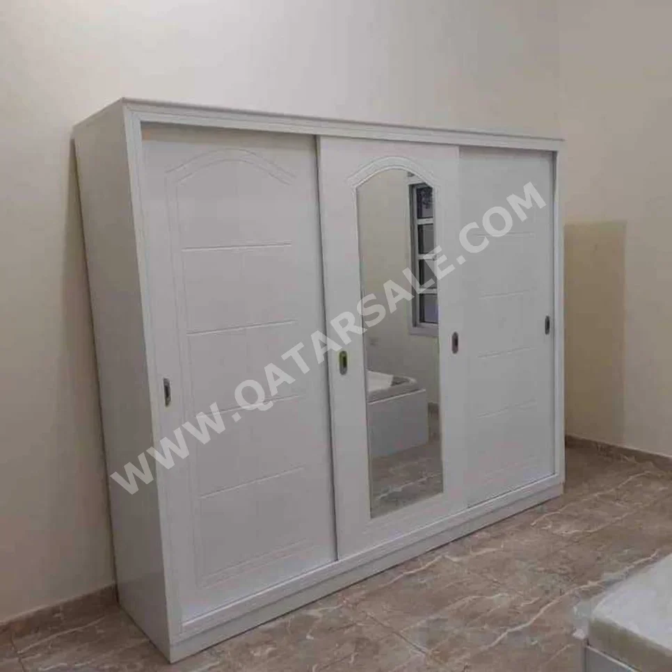 Wardrobes & Dressers Doha Furniture White Qatar 2022 Sliding Door 3