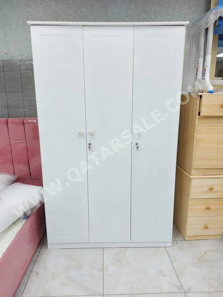 Wardrobes & Dressers Doha Furniture White Qatar 2022 Normal Door 3