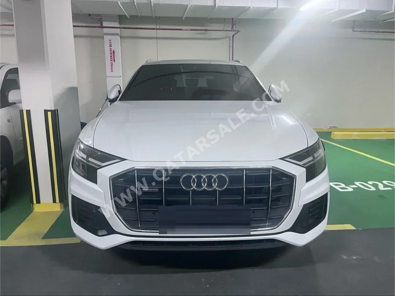 Audi  Q8  S-Line  2019  Automatic  70,000 Km  6 Cylinder  All Wheel Drive (AWD)  SUV  White