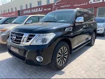 Nissan  Patrol  Platinum  2015  Automatic  221,000 Km  8 Cylinder  Four Wheel Drive (4WD)  SUV  Black