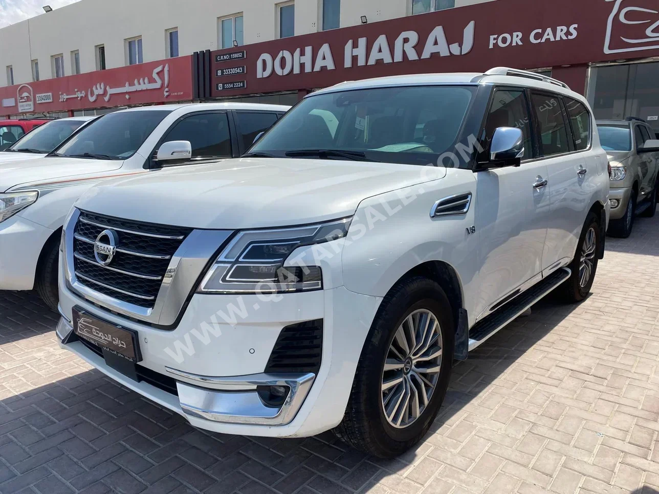 Nissan  Patrol  Platinum  2020  Automatic  123,000 Km  6 Cylinder  Four Wheel Drive (4WD)  SUV  White