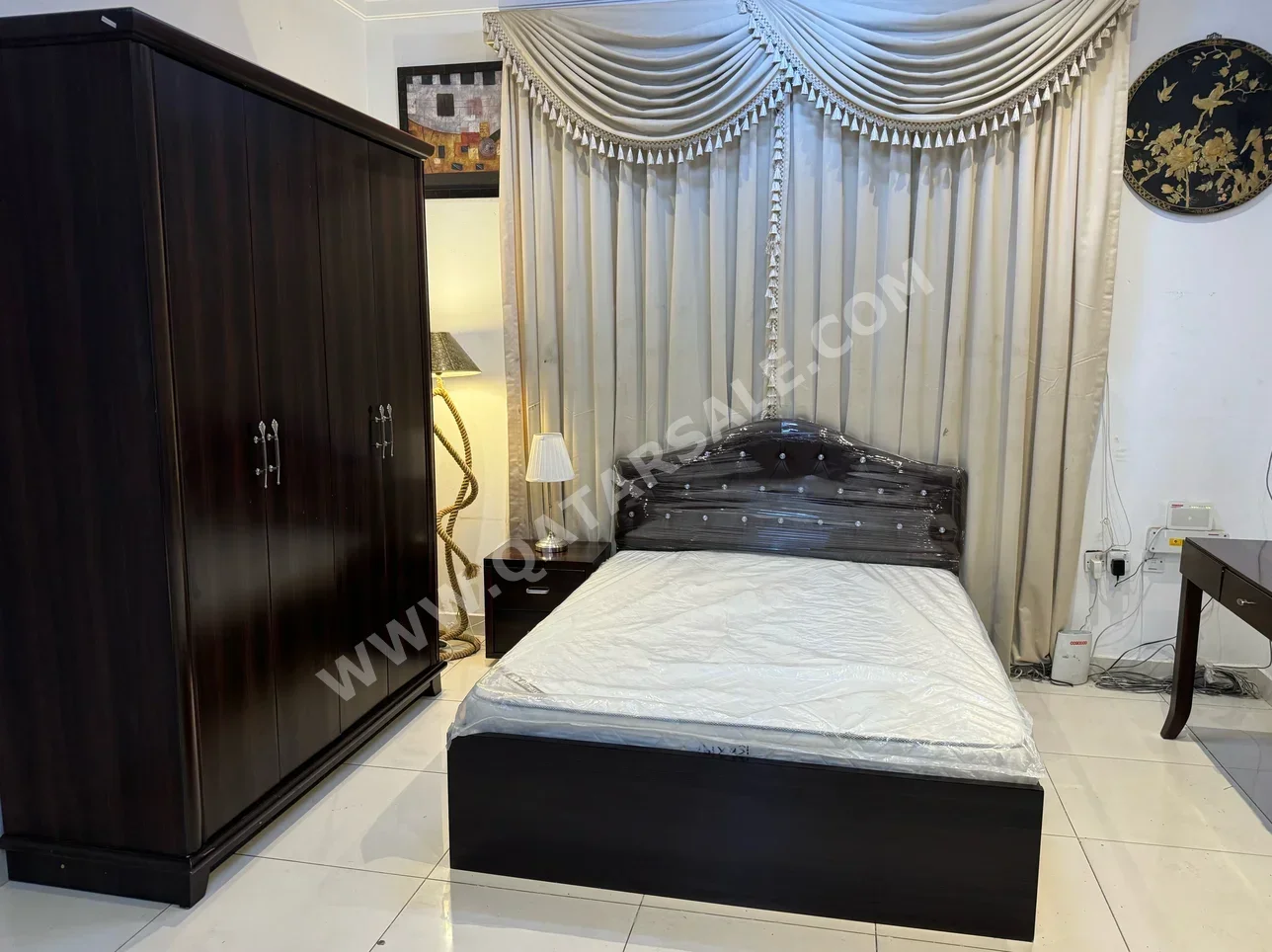 Bedroom Sets Brown 4 Pieces Set For Sale in Qatar