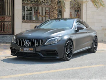 مرسيدس - بنز  سي - كلاس  63 AMG اس  2019  اوتوماتيك  23,000 كم  8 سلندر  دفع خلفي  كوبيه \ سبورت  اسود مطفي