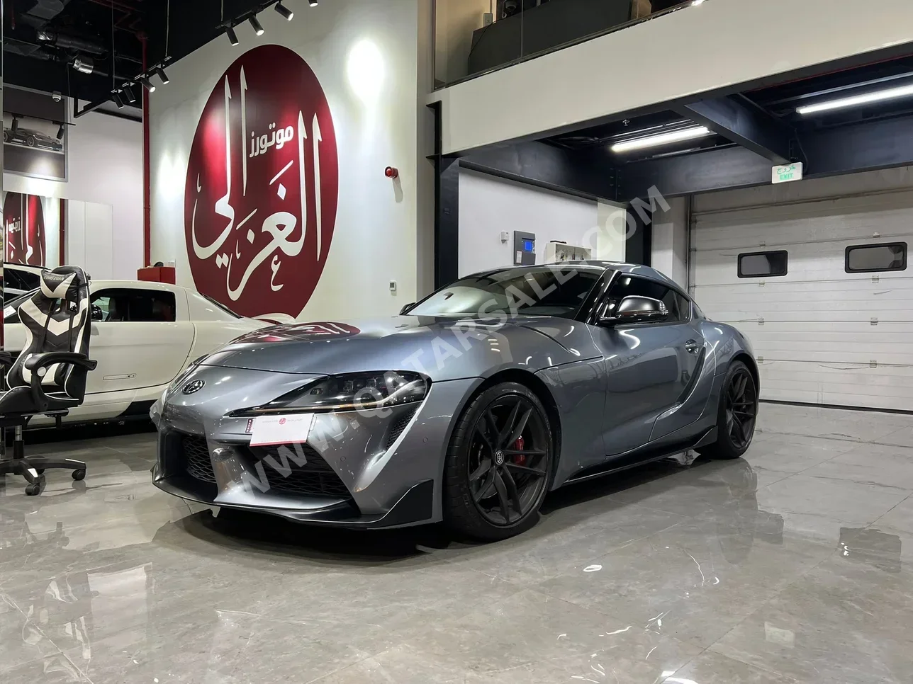 Toyota  Supra  GR  2022  Automatic  73,000 Km  6 Cylinder  Rear Wheel Drive (RWD)  Coupe / Sport  Gray  With Warranty