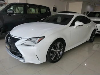 Lexus  RC  350  2017  Automatic  148,000 Km  6 Cylinder  Rear Wheel Drive (RWD)  Coupe / Sport  White