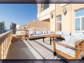 2 Bedrooms  Penthouse  in Doha -  The Pearl  Fully Furnished