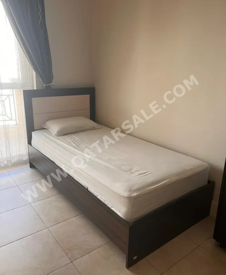 Beds - Single  - Brown  - Mattress Included